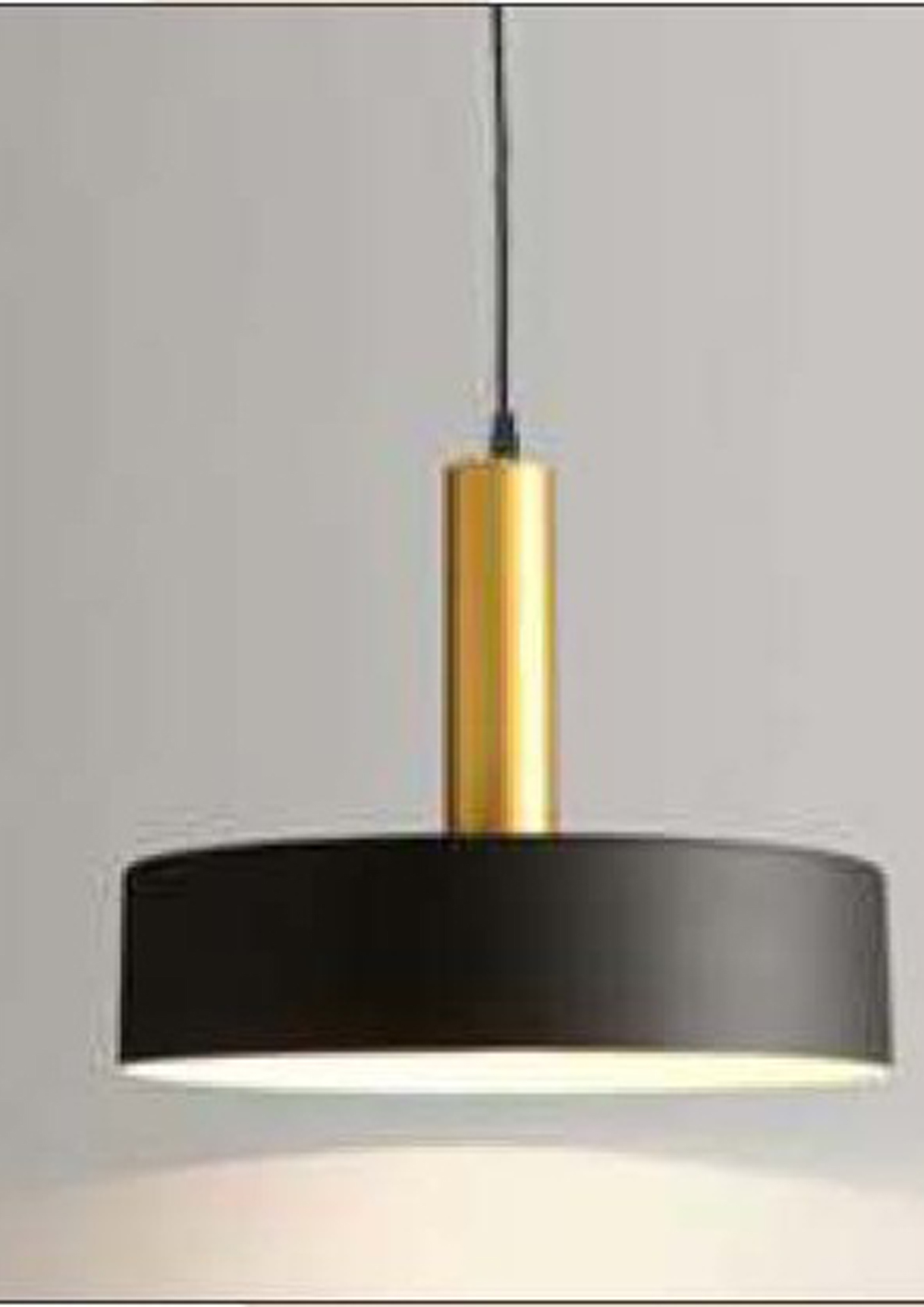 Beyond Lights - Gold Disc Pendant- GL